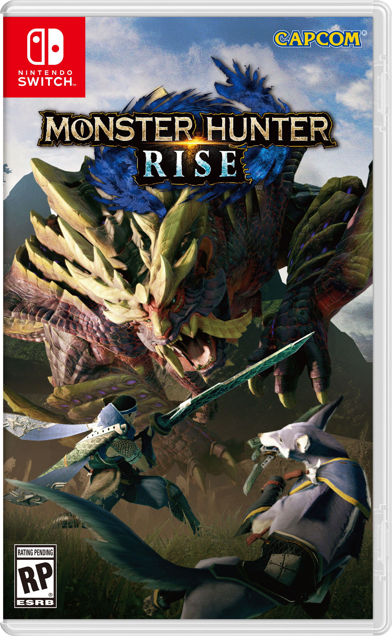 Capa de Monster Hunter Rise